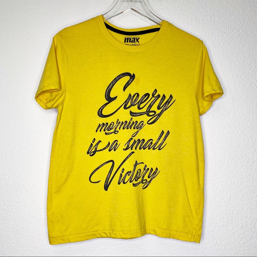 Every Morning is a Small Victory Short Sleeve Tee - Picture 1 of 6